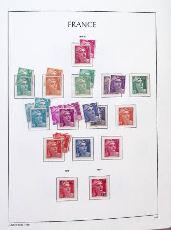 1900-2010,  Collection de France en neufs, avec de