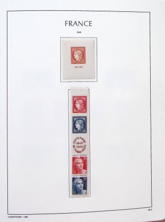 1900-2010,  Collection de France en neufs, avec de