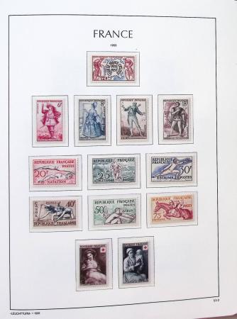 1900-2010,  Collection de France en neufs, avec de