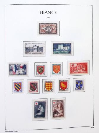 1900-2010,  Collection de France en neufs, avec de