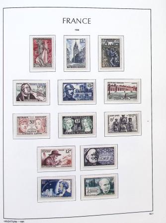 1900-2010,  Collection de France en neufs, avec de