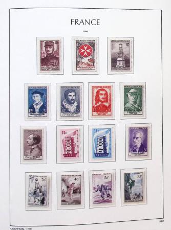 1900-2010,  Collection de France en neufs, avec de