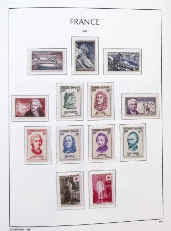 1900-2010,  Collection de France en neufs, avec de