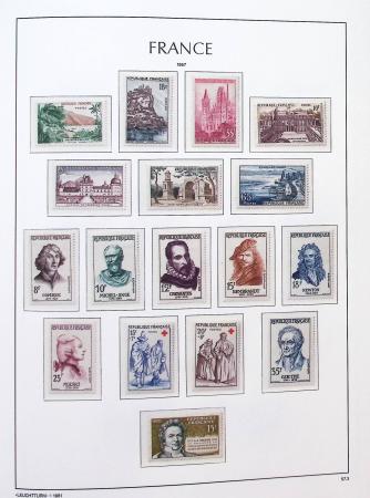 1900-2010,  Collection de France en neufs, avec de