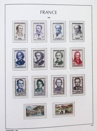 1900-2010,  Collection de France en neufs, avec de