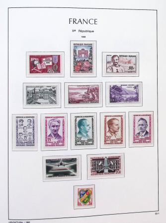 1900-2010,  Collection de France en neufs, avec de