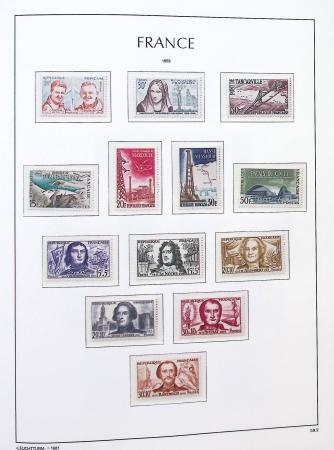 1900-2010,  Collection de France en neufs, avec de