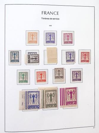 1900-2010,  Collection de France en neufs, avec de