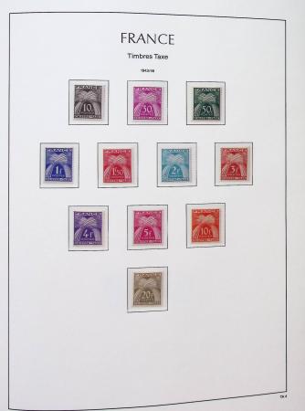 1900-2010,  Collection de France en neufs, avec de