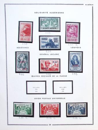 1950-2011, Lot de colonies françaises et post-indépendance,