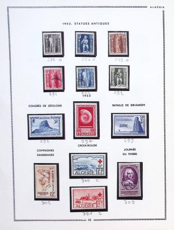 1950-2011, Lot de colonies françaises et post-indépendance,