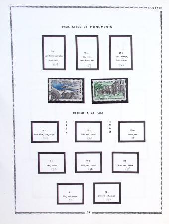 1950-2011, Lot de colonies françaises et post-indépendance,