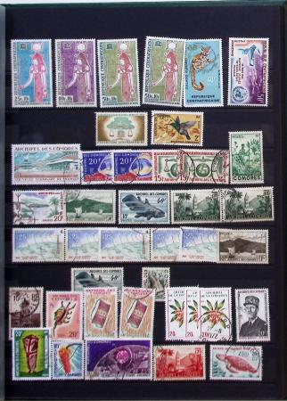 1950-2011, Lot de colonies françaises et post-indépendance,