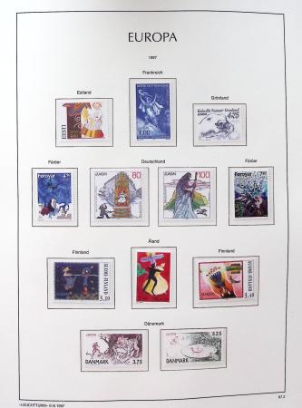 1956-2011, Collection d'Europa en 6 volumes Leuchtturm,