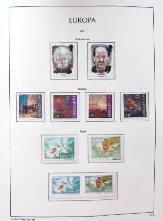1956-2011, Collection d'Europa en 6 volumes Leuchtturm,