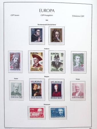 1956-2011, Collection d'Europa en 6 volumes Leuchtturm,