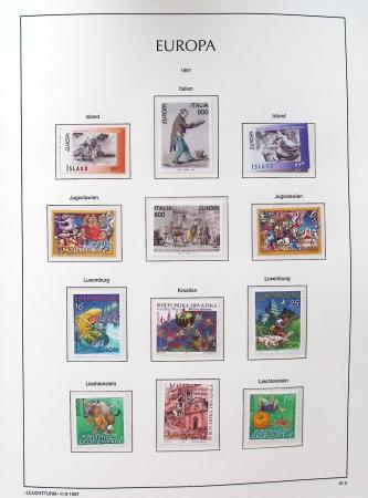 1956-2011, Collection d'Europa en 6 volumes Leuchtturm,