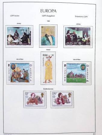 1956-2011, Collection d'Europa en 6 volumes Leuchtturm,