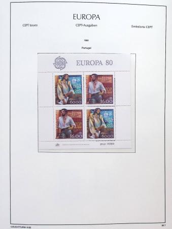 1956-2011, Collection d'Europa en 6 volumes Leuchtturm,
