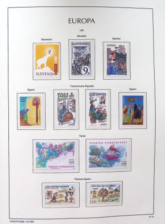 1956-2011, Collection d'Europa en 6 volumes Leuchtturm,