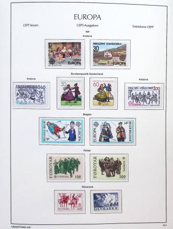 1956-2011, Collection d'Europa en 6 volumes Leuchtturm,