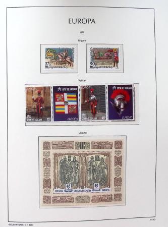 1956-2011, Collection d'Europa en 6 volumes Leuchtturm,