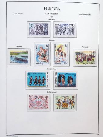1956-2011, Collection d'Europa en 6 volumes Leuchtturm,