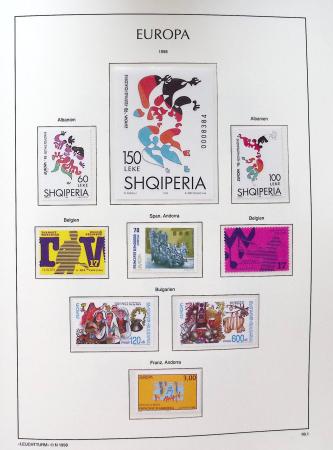 1956-2011, Collection d'Europa en 6 volumes Leuchtturm,