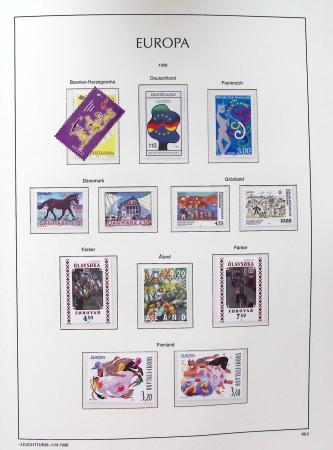 1956-2011, Collection d'Europa en 6 volumes Leuchtturm,