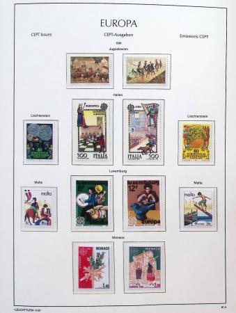 1956-2011, Collection d'Europa en 6 volumes Leuchtturm,