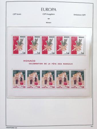 1956-2011, Collection d'Europa en 6 volumes Leuchtturm,