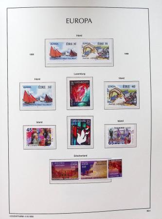 1956-2011, Collection d'Europa en 6 volumes Leuchtturm,