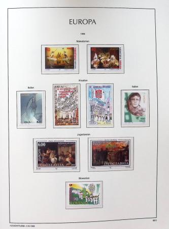 1956-2011, Collection d'Europa en 6 volumes Leuchtturm,
