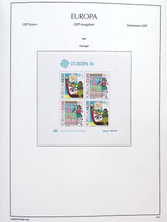 1956-2011, Collection d'Europa en 6 volumes Leuchtturm,