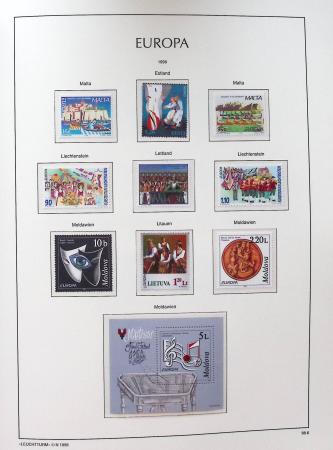 1956-2011, Collection d'Europa en 6 volumes Leuchtturm,