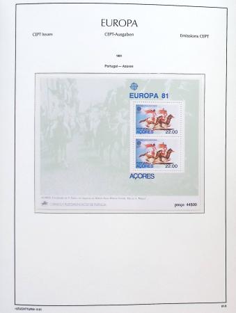 1956-2011, Collection d'Europa en 6 volumes Leuchtturm,