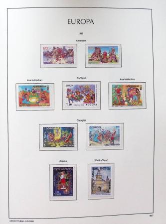 1956-2011, Collection d'Europa en 6 volumes Leuchtturm,