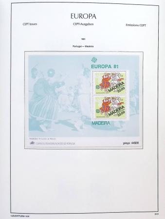 1956-2011, Collection d'Europa en 6 volumes Leuchtturm,