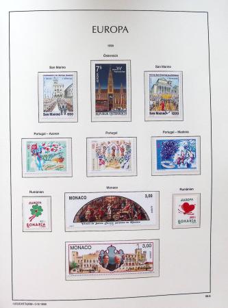 1956-2011, Collection d'Europa en 6 volumes Leuchtturm,