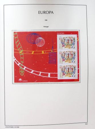 1956-2011, Collection d'Europa en 6 volumes Leuchtturm,