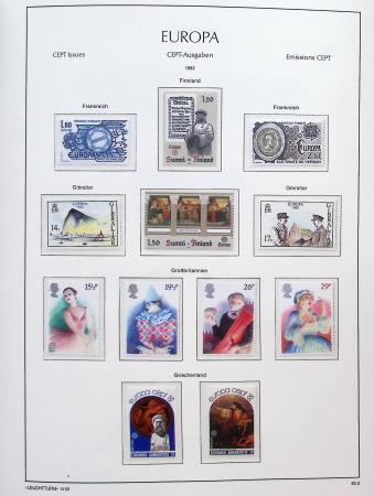1956-2011, Collection d'Europa en 6 volumes Leuchtturm,