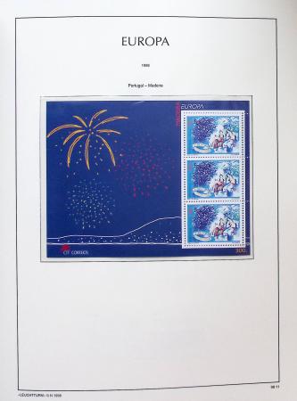 1956-2011, Collection d'Europa en 6 volumes Leuchtturm,