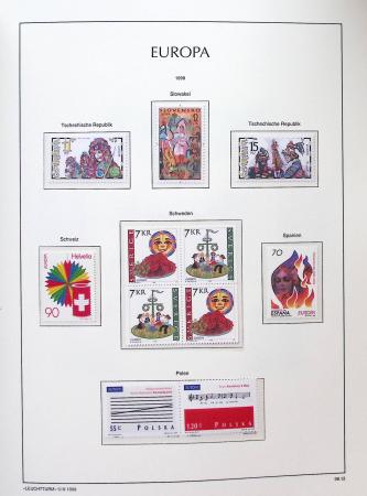 1956-2011, Collection d'Europa en 6 volumes Leuchtturm,