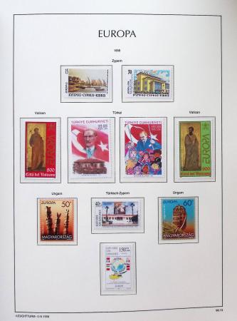 1956-2011, Collection d'Europa en 6 volumes Leuchtturm,