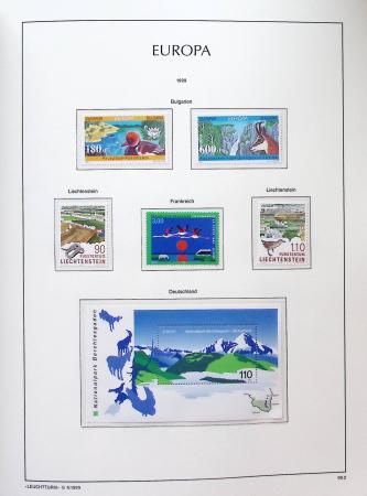 1956-2011, Collection d'Europa en 6 volumes Leuchtturm,