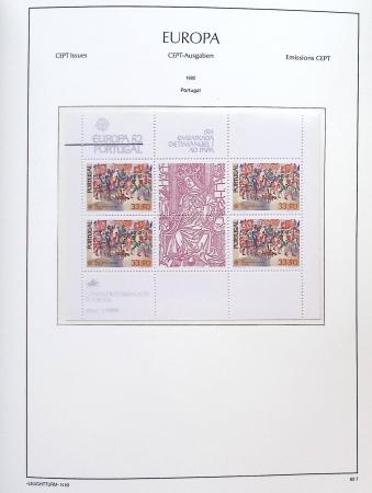 1956-2011, Collection d'Europa en 6 volumes Leuchtturm,