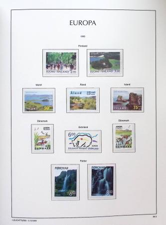 1956-2011, Collection d'Europa en 6 volumes Leuchtturm,