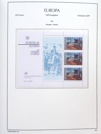 1956-2011, Collection d'Europa en 6 volumes Leuchtturm,