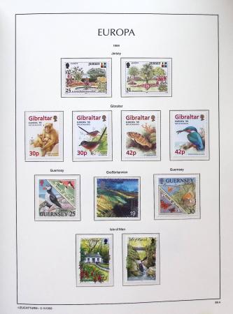 1956-2011, Collection d'Europa en 6 volumes Leuchtturm,