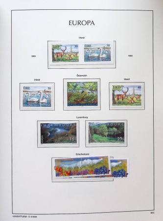 1956-2011, Collection d'Europa en 6 volumes Leuchtturm,